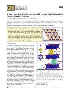 Insights into Diffusion Mechanisms in P2 Layered