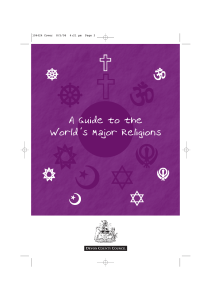 A Guide to the World's Major Religions