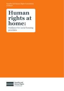 Human rights at home - Equality and Human Rights Commission