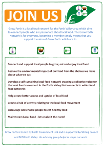 Grow Forth is a local food network for the Forth Valley area which