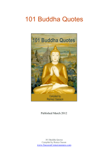 101 Buddha Quotes - Success Consciousness