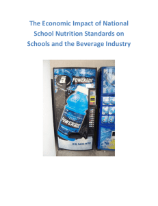 The Economic Impact of National School Nutrition