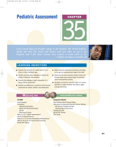 Chapter 35: Pediatric Assessment