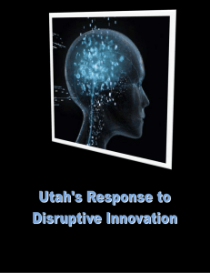 Utah's Response to Disruptive Innovation