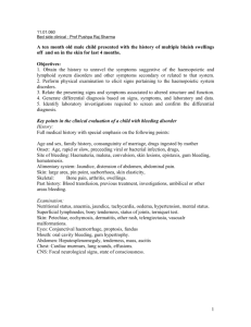 Haemorrhagic disorder