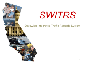 Statewide Integrated Traffic Records System