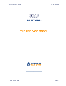 THE USE CASE MODEL
