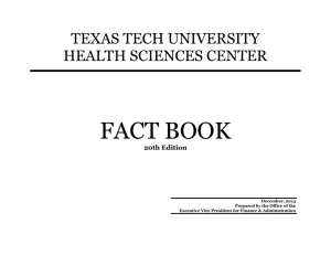 FACT BOOK - Texas Tech University Health Sciences Center