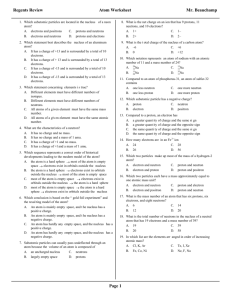 the Atom Regents Review Worksheets with answers.