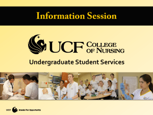 Information Session - College of Nursing