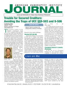 Avoiding the Traps of UCC §§9-503 and 9-506