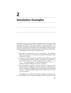 Simulation Examples