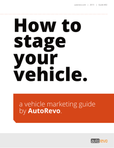 How to Stage Your Vehicle