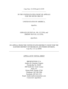 United States v. Gerald Duval, Jr. and Jeremy Duval