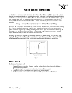 acid-base with derivatives