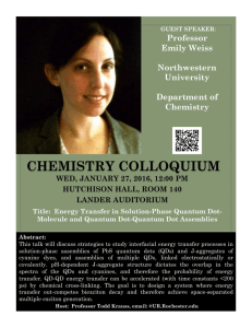Professor Emily Weiss Northwestern University Department of