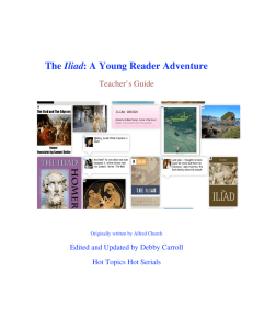 Iliad Teacher's Guide - Newspapers in Education