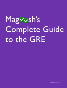 Magoosh GRE Ebook