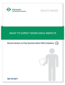 What to Expect When OSHA Inspects
