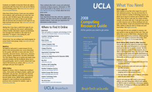 2008 Computing Resource Guide for Students