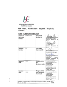 4. Hand Hygiene Guideline (HIQA)