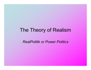 The Theory of Realism