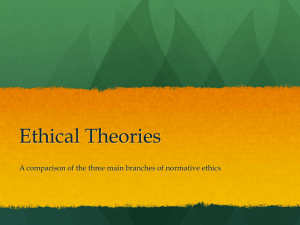 Ethical Theories compared