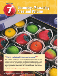 Chapter 7: Geometry: Measuring Area and Volume