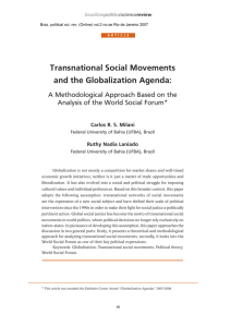 transnational Social Movements and the Globalization
