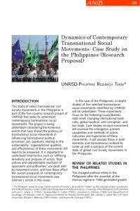 Dynamics of Contemporary Transnational Social Movements: Case