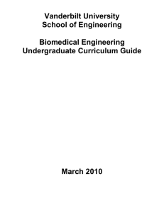 Vanderbilt University School of Engineering Biomedical Engineering