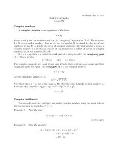 Euler's Formula