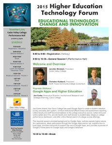 2015 Higher Education Technology Forum