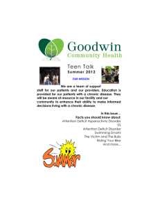 Summer 2012 Issue - Goodwin Community Health