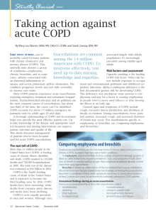 Taking action against acute COPD