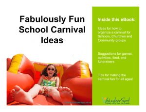 Fabulously Fun School Carnival Ideas
