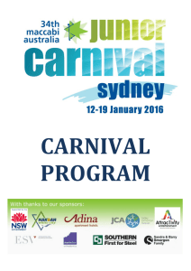 Sydney Junior Carnival 2016