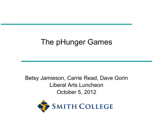 The pHunger Games