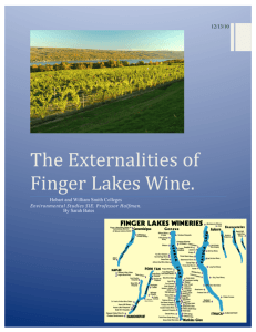 The Externalities of Finger Lakes Wine.