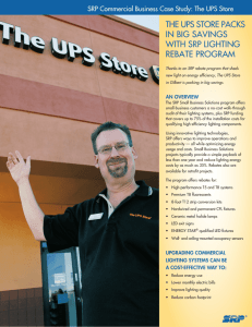 SRP Commercial Business Case Study: The UPS Store