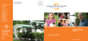Annual Report 2014 - Charles River Center