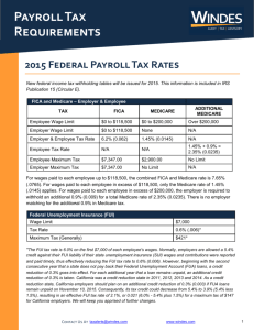 Payroll Tax Requirements