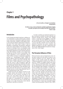 Chapter 1 Films And Psychopathology
