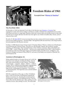 Freedom Rides of 1961 - Civil Rights Movement Veterans