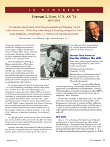 AAI in memoriam - The American Association of Immunologists