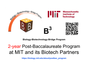 at MIT and its Biotech Partners