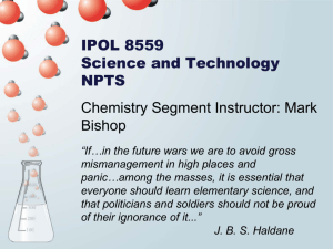 IPOL 8559 Science and Technology NPTS Chemistry Segment