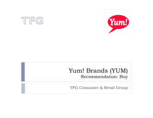 Yum-Brands-Presentat.. - Tufts Financial Group