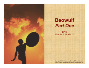 Beowulf: Part One - Curriculum Companion