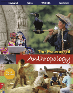 The Essence of Anthropology 3rd ed.